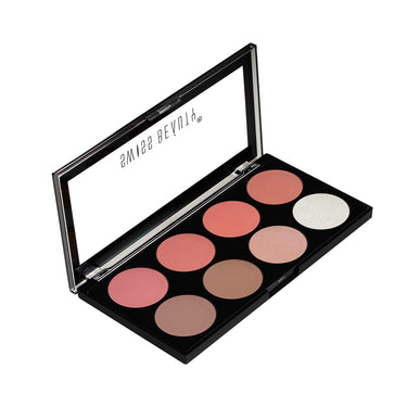 Swiss Beauty Ultra Blush Palette with highly blendable shades | Pigmented Blusher for a Natural Flush | Shade-2, 16gm|